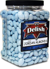 Blue Jordan Almonds — Jumbo Jar - It's Delish (photo 2)