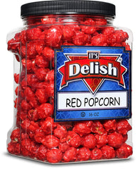 Red Cherry Popcorn — Jumbo Jar - It's Delish