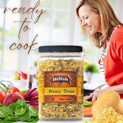 Dehydrated Potato Dices 20 Oz Jumbo Container - It's Delish (photo 3)