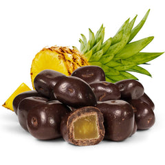 Dark Chocolate Dried Pineapple Bits - It's Delish