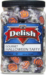 Halloween Black & Orange Cream Taffy Chews — Jumbo Jar - It's Delish (photo 2)