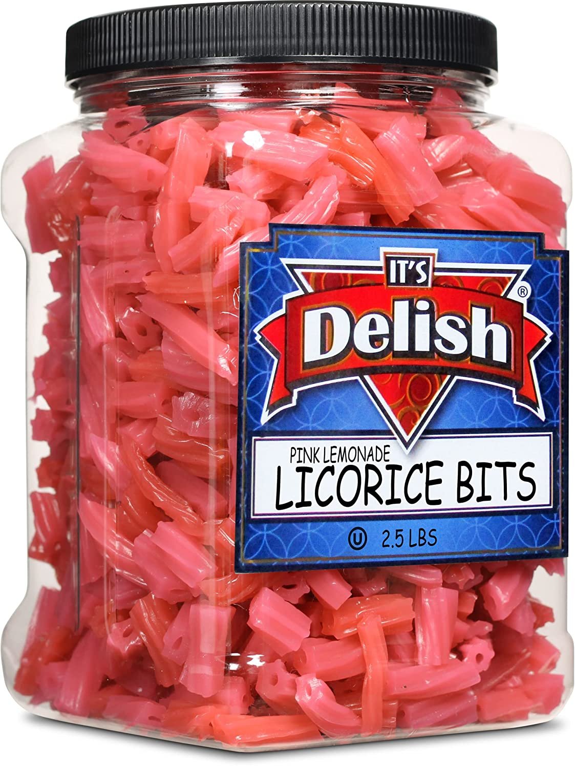 Pink Lemonade Licorice Bits — Jumbo Jar - It's Delish