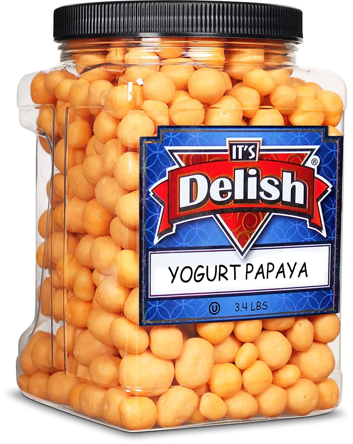 Yogurt-Covered Dried Papaya — Jumbo Jar - It's Delish