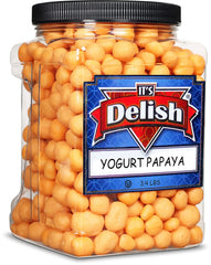 Yogurt-Covered Dried Papaya — Jumbo Jar - It's Delish