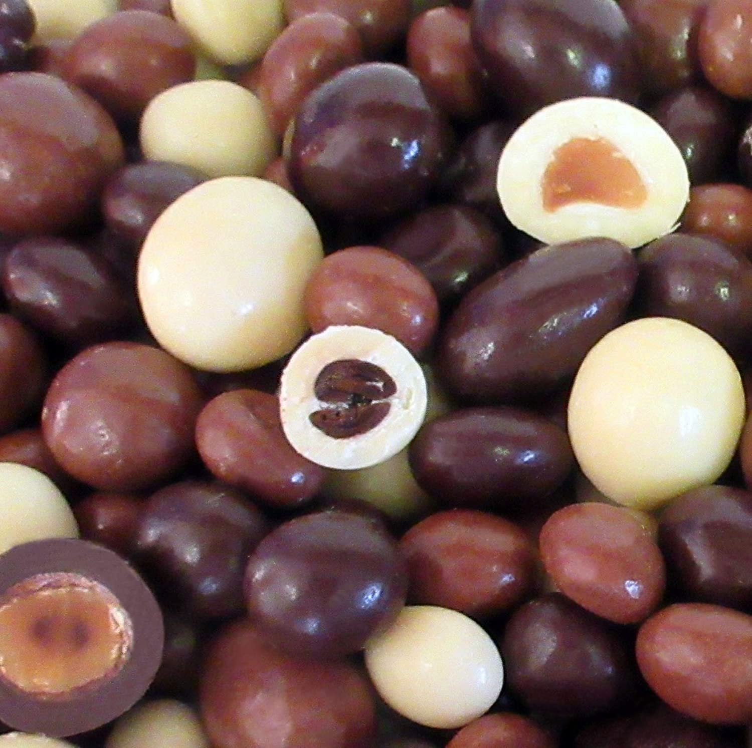 Mixed Chocolate Covered Coffee Beans - It's Delish