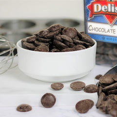 Dark Chocolate Discs — Jumbo Jar - It's Delish (photo 2)