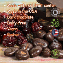 Dark Chocolate Cranberries Jumbo Jar - It's Delish (photo 4)
