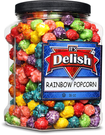 Rainbow Popcorn — Jumbo Jar - It's Delish