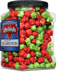 Holiday Red & Green Popcorn — Jumbo Jar - It's Delish (photo 3)