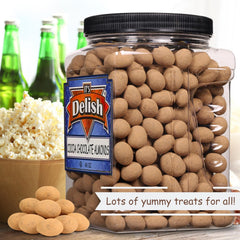 Dark Chocolate Cocoa Dusted Almonds Jumbo Jar - It's Delish (photo 5)