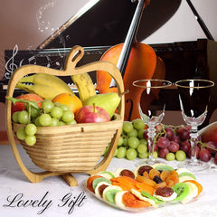 Dried Fruit Gift Basket Bamboo Wood 3-in-1 Gift - It's Delish (photo 5)