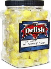 Yellow Mango Taffy Chews — Jumbo Jar - It's Delish