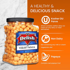 Yogurt-Covered Dried Papaya — Jumbo Jar - It's Delish (photo 4)