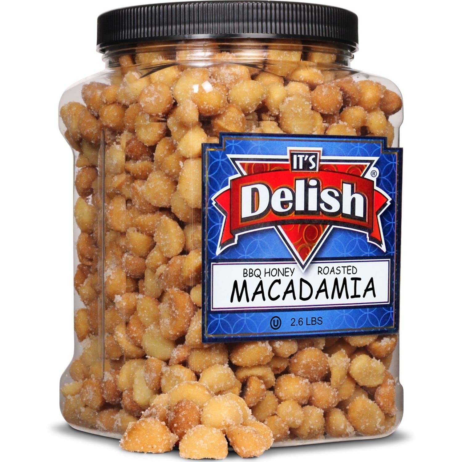 BBQ Honey Roasted Macadamia Nuts — Jumbo Jar - It's Delish