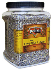Dried Lavender Flowers Herb Buds - Jumbo Container - It's Delish