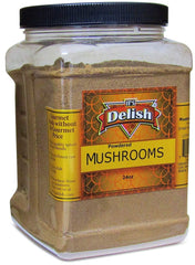 Ground Dried Mushroom Powder - Jumbo Jar - It's Delish
