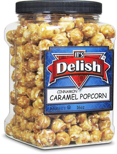 Cinnamon Caramel Popcorn — Jumbo Jar - It's Delish