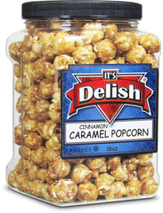 Cinnamon Caramel Popcorn — Jumbo Jar - It's Delish