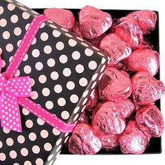 Valentine's Chocolate Raspberry Crème Hearts — Polka Dot Gift Box - It's Delish (photo 3)