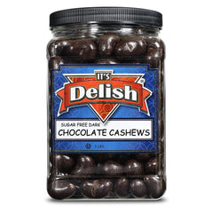 Sugar Free Dark Chocolate Cashews — Jumbo Jar - It's Delish (photo 3)