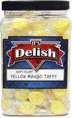 Yellow Mango Taffy Chews — Jumbo Jar - It's Delish (photo 2)