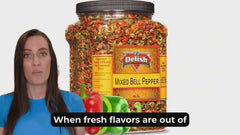 Dehydrated Red & Green Bell Peppers Mix